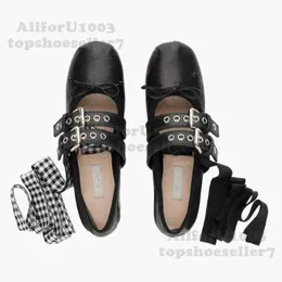 Miu designer balet buty kobiety łuk kostki krzyżowe Pasek Bealica Bute Wszechstronny taniec damski swobodny bankiet wakacyjny samica kryształowe butę butę 35-39 EUR