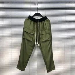 سروال الرجال 2023 Kapital Luxury Men Classic Arnodefrance Army Green Cotton Cotton Parkour Sweatpants غير الرسمي #A04