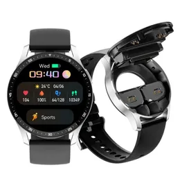 Nowy przylot x7 inteligentny zegarek z wkładką douszną zadzwoń do muzyki TWS 2 w 1 Smartwatch słuchawek