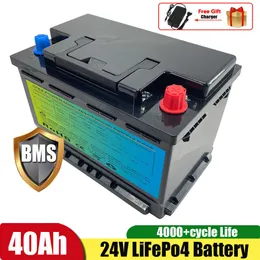 Lithium 24v 40ah LifePo4 دورة عميقة لبطارية لنسخة احتياطية 1000 واو