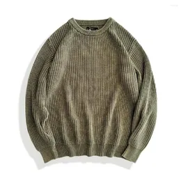 Women's Sweaters Men's Knitted Pullover Loose Fit Distressed Casual Minimalist Style Vintage Sweater Autumn Winter