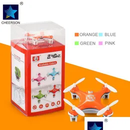 Aereo elettrico/RC Aereo chengxing Aereo 2,4 g Remoto Control Mini drone Drone a quattro asse Boydrens Comando distante CX10 Drop Drop Delzux Dhzux