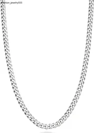 Stränge Miabella Pure 925 Sterling Silber Italienisch 3,5 mm Diamant geschnitten kubanische Kette Halskette Frauen und Männer 40,64 cm -45,72 cm -55,88 cm -60,96 cm -66,04 cm