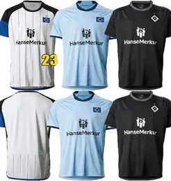 23 24 Hamburger SV Soccer Jerseys Vagnoman Onana Leibold Reis Kittel Glatzel Dudziak 2023 2024 HSV Men Kit Kit Circhas de futebol