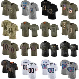 Men Football 33 Javonte Williams Jerseys 10 Jerry Jeudy 14 Courtland Sutton 80 Greg Dulcich 9 Kendall Hinton 3 Russell Wilson 1 K J Hamler 49 Alex Singleton Sewing Yema