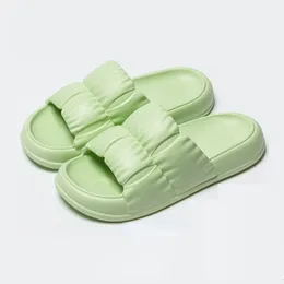 Тапочки женские домашние обувь толстая платформа Slipper Summer Beach Flip Flops Eva Soft Sole Flat Mute Slides Slides 230811