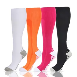 Sports Socks Compression Stockings Stretch Pressure Nylon Varicose Vein Stocking Leg Relief Pain Knee High Support ThighHigh Dropship 230811