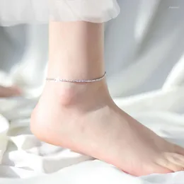 anklets ytrkiasy Sparkling anklet Summer Thin Thin Stamped Minimalistニッチデザインスパークルスターリービーチジュエリーギフト