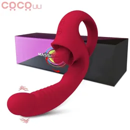 Вибраторные клитора лизания G Spot Vibrator Realistic Dildo Clitoralis стимулятор для женщин с 10 вибрирующими режимами.