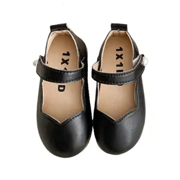 Sneakers CUZULLAA Kids Leather Shoes Girls Princess Dress 136 Years Baby Children Soft Sole Casual 2130 230811