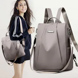 2023 New Women Oxford Cloth Backpacks 고품질 여성 빈티지 백팩 여아 학교 가방 여행 가방 팩 레이디 백 팩