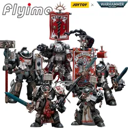 Военные фигуры в складе Joytoy 1/18 Action Figur Grey Knight Squad 4pcs/Set Anime военная модель серия 230811