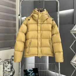 Burrberry Giacca invernale da uomo Donna Giù Gilet in due pezzi Set Parka caldo con cappuccio Cappotto Viso Uomo Puffer Lettera Stampa Outwear Stampa 916