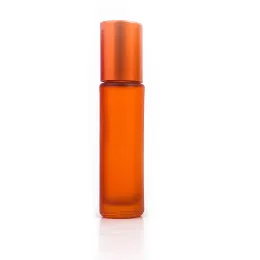 オールマッチポータブルフロストガラスローラーローラーエッセンシャルオイル香水ボトルミストコンテナ旅行補充可能なボトルカラフル