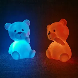 Bear Cloud Dinosaur Moon Cute Lamp Glow Night Light Feeding Light Baby Sleeping Child Toy Kids for Birthday Present Gift HKD230812