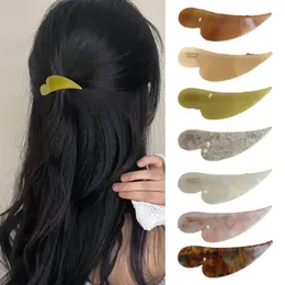 Acetate Hair Clips For Women Girls Hairpins Candy Color Love Heart Mini Barrettes Korean Style Hair Accessories