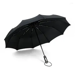 傘の傘の女性自動スマートスマートアウトドアラージとマン風力防止折りたたみ雨のお土産のデザイナーへの贈り物