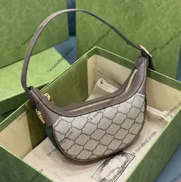 Borsa firmata 3A borsa a tracolla da donna di migliore qualità borse a tracolla di lusso 658551 borsa a tracolla di moda di marca classica borsa da donna in pelle tela tipo luna