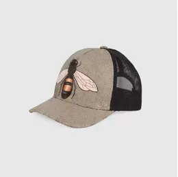 Designer baseball mössa hattar för män kvinna monterade hattar justerbara casquette luxe jumbo frise orm tiger bee sol hattar