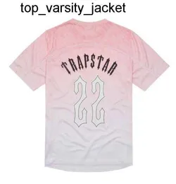 새로운 23SS 디자이너 남성 Trapstar T 셔츠 폴로 커플 레터 티셔츠 패션 브랜드 Trapstars Trendy Pullovers Womens Mens Tees