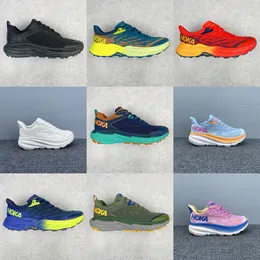 High-grade outdoor mens shoes Breathable lightweight HO KA womens shoes Luxury designer shock absorption shoes Running shoes new pair of sports shoes Sizes 36-45 +box