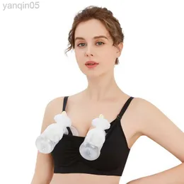 Maternity Intimates Maternity Nursing Bra Breast Pump Bra for Feeding Hand Free Pregnancy Underwear Clothes Breastfeeding Bra Accessories HKD230812