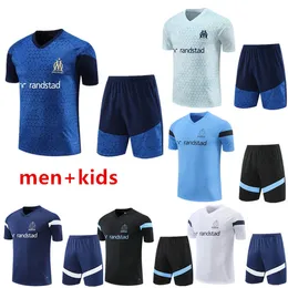 2023-2024 New Marseilles Trancksuits Soccer Jersey Men Training Suit 23/24 Alexis Olympique de Marseilles Surverement Maillot Foot