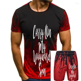 Męskie koszule fajne noszenie mojej krnąbrnej koszuli z krótkim rękawem Załoga szyi bawełniana koszulka TV TV Supernatural Tee Tops Fan Fan Merch