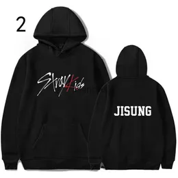 Koreanska Stray Kids Jisung Minho Felix Changbin Jeongin Bang Chan Seungmin Hyunjin Tryckta hoodies Casual Hooded Sweatshirt HKD230725