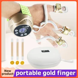 Face Massager 2023 Gravitational Finger Lifting Body Radio Frequency Microcurrent Portable Golden RF EMS Massage 230812
