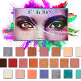 Eye Shadow Beauty Glazed 18Colors Diamond Planet Matte Pearlescent Eyeshadow Palette Waterproof Longlasting EyeShadow Makeup TSLM2 230811