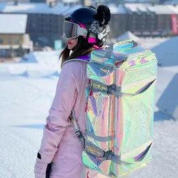 Outdoor Bags Single Board Double Ski Backpack With Hanging Large Capacity Waterproof Shoes Bag Sports