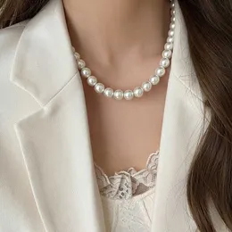 デザイナーのRovski Luxury Top Jewelry Accessories Classic "Jin Jixiu Jisoo SAMY STYLE SHI JIA PEARL NECKLACE MEMALE FRENGELANT LIGHT LUXURY COLLAR CHAINチェーン