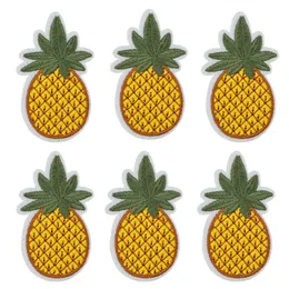 10 pcs Pineapple fruit patches badge for clothing iron embroidered patch applique iron on patches sewing accessories for clothes266S