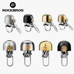 Bike Horns ROCKBROS Bell Cycling Ring Bicycle Retro Classical Bells Clear Sound Quality MTB Road Safety Warning Alarm 230811