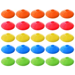 Мячи 25 штук футбольный диск пластиковый футбольный маркировка коучинг конусы портативные спортивные баскетбольные скейтборд начинают 230811
