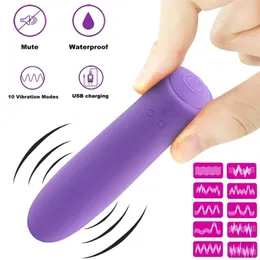 Vibratorer Luxury Mini Bullet Vibrator for Women Sex Toys GSpot Clitoris Stimulator Female Maturbator Vagina Vibration Vuxen Erotic 230811