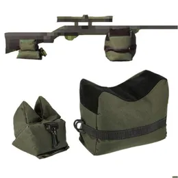 Paniers Bags Bike Outdoor Bike traseira traseira Rifle Sandbag Set Set Sniper Hunting Tactical Gun Rest Target Stand CS Shoo DHCJP
