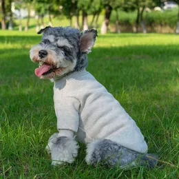 Hundekleidung Bomei Schnauzer Pullover Katze Winter Modemarke Vintage Cartoon Haustierhundkleidung warm und Anti -Haarausfall im Herbst und Winter