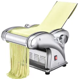 Noodle Press Machine Automatic Commercial Stainless Steel Electric Pasta Maker Dough Cutter Dumpling Skin 220V