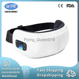 HFR gorące inteligentne szklanki Kompresyjne Bluetooth Ogrzewany sen Elektryczny składanie wibratory 4D ciśnienie powietrza Massager HKD230812