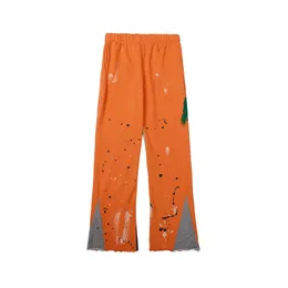 Męskie joggers spodnie damskie dresowe spodnie dresowe pantalon retro projektanci męskiej drukowanej hip -hopu unisex sznurka kieszonkowa
