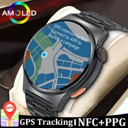 2023 New Sport Fitness Smart Watch Men GPS Motion Track Bracelet NFC Clock Waterproof Bluetooth Call Smartwatch For Android IOS