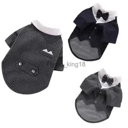 Hund Tuxedo Wedding Dress Suit Boy Dogs Clothes Yorkies Poodle Pomeranian Schnauzer Fashion Pet Puppy Clothing Outfit Dropship HKD230812