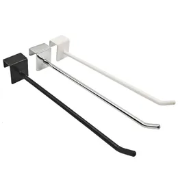 Hooks Rails 10pcs Card Square Tube Haken Supermarkt Regale Handyzubehör Schmuck Display Rack 25 Strahlen Socken kleine Waren Haken 230812