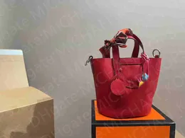 7A 1 : 1 여성 버킷 숄더 가방 가죽 인트 펠로프 돼지 코 디자인 럭셔리 대용량 고급 디자이너 가방