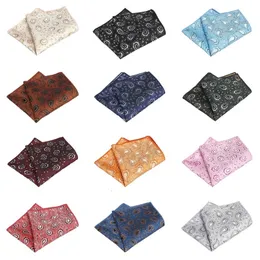 Näsdukar mens klassiska paisley näsduk hanky bröllopsfest högkvalitativ fick ficka torg bwtqn0317 230811