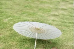 Hochzeitsparasole weißes Papier Regenschirm Chinesisch Mini Handwerk Dach 5 Durchmesser: 20,30,40,60,84 cm Hochzeitsbevorzug Dekoration Top Qualität