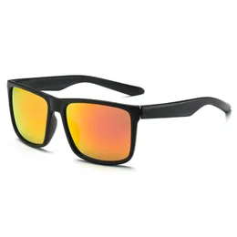 Модные солнцезащитные очки на открытом воздухе гладкие очки с большими квадратными рамами с линзами ртути