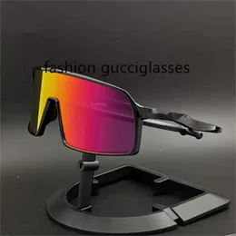 Sunglasses 14 color 2023 new recommended bicycle glasses men's fashion polarizing TR90 sunglasses outdoor sports running glasses 3 pairs of lens packaging